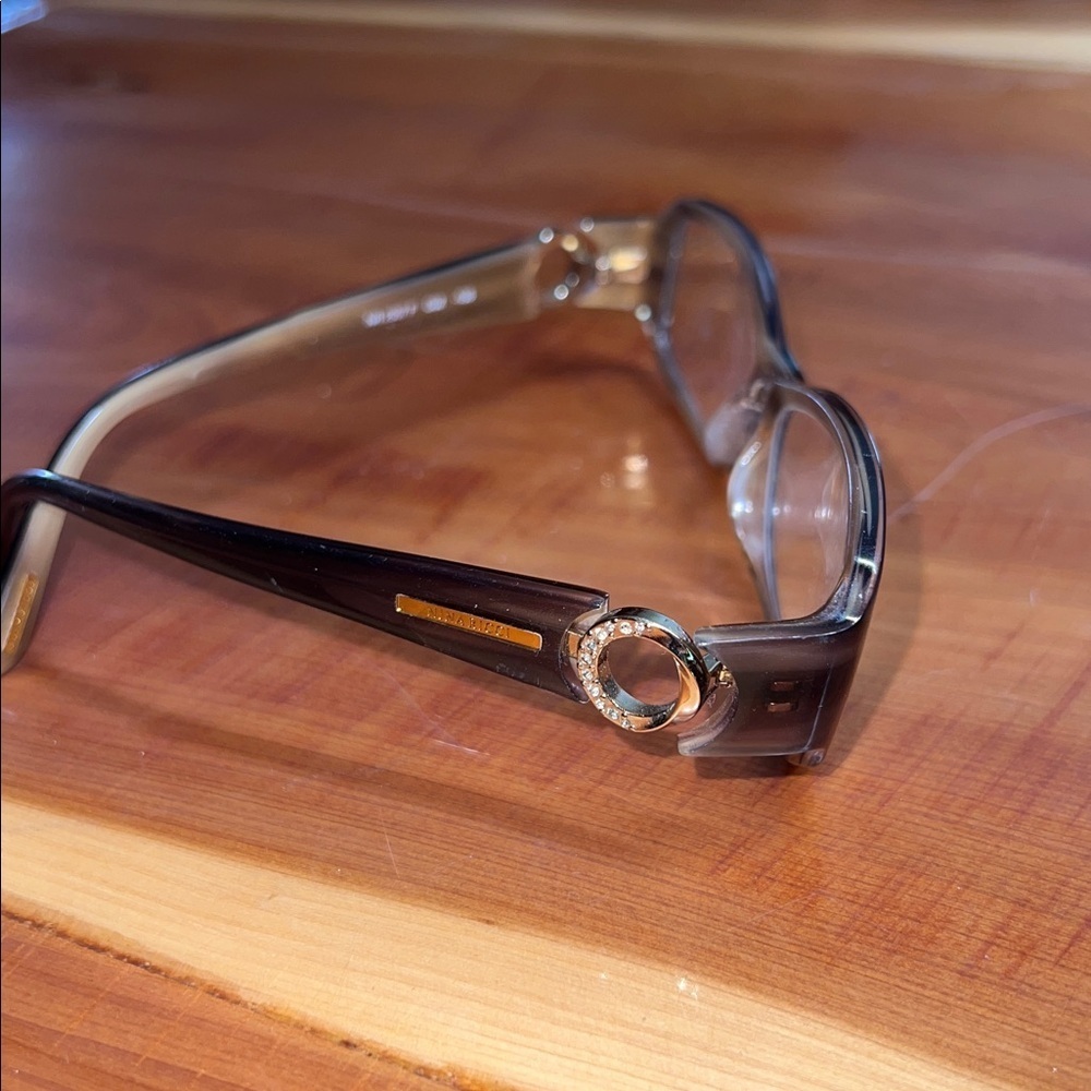 Nina Ricci Brown Rectangular Eyeglasses Prescription - Picture 3 of 8